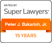 Peter J. Bakarich, Jr. - Super Lawyers Badge